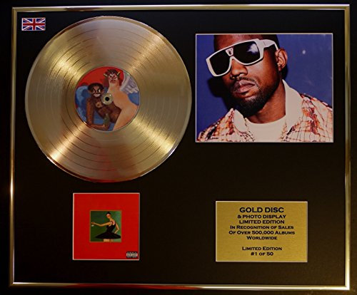 Kanye West CD/CD Gold Disc/Record & Photo Display / LTD. Edition/Coa/Kanyewest