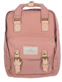 Doughnut MACAROON Rucksack MINI Unisex 7L mit Tabletfach I Studenten-Rucksack funktionell & handgefertigt I ideal als Reise-Rucksack oder leichter City-Rucksack I Daypack (M, Rose)