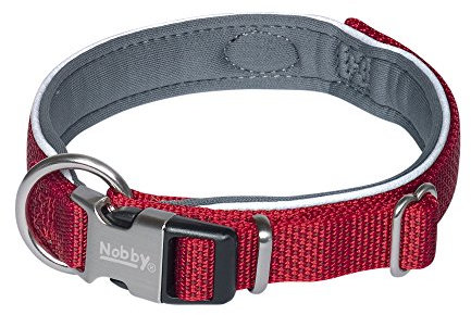 Nobby Halsband Classic Preno Royal, rot L: 45-55 cm, B: 25/35 mm, 1 Stück