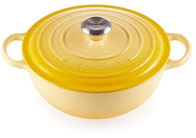 Le Creuset Marmitta Evolution in ghisa vetrificata con Coperchio, diameter 26 cm, Volume 4.1 L, Giallo, 21114264030430