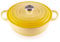 Le Creuset Signature La Marmite aus Gusseisen, Ø 26 cm, Für alle Herdarten und Induktion geeignet, Volumen: 4,1 l, 4,255 kg, Citrus, 21114264030430