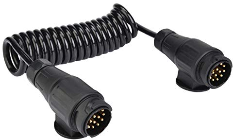 Conector de Cable de Enchufe de Remolque de 13 Pines, Adaptador de Resorte de cableado para Caravana de Remolque