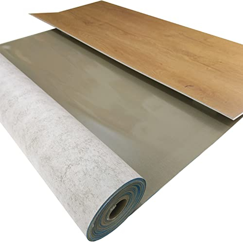 Vinylboden Trittschalldämmung uficell® VinoSound Rigid Alu Akustik Premium Verlegeunterlage für SPC-Rigid klick Vinylböden - Druckfestigkeit: 1900 kPa 30 m²)