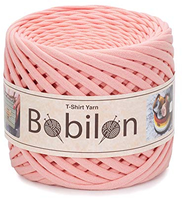 Fettuccini Zpagetti T-Shirt Garn 7-9mm Häkelgarn Tasche Krawatten Baumwolle Yarn Makramee Jersey Trapez Marshmallow