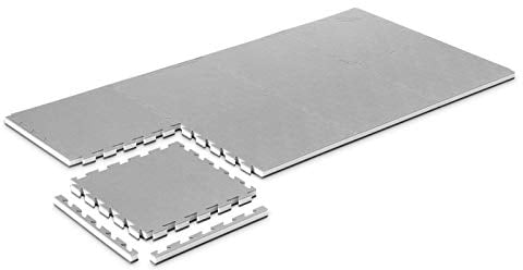 ProGame Kit 8 Stück Tatami Matte 3,5 cm GYM-HOME Schwarz/Grau 50x50 cm Tatami Puzzle Tatamimatte