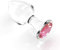 Glas Analplugs Mit Kristall Anal Plug Analspielzeug Anal dildo Anaal Plugs Glas Anaal Toy Sexspielzeug für Paare, Männer,Frauen Xmas Valentine's Gift (Transparent, S)