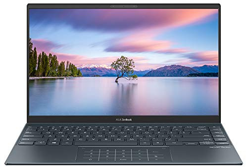 ASUS ZenBook UM425IA 14 Full HD Laptop (AMD Ryzen 7-4700U, 16GB RAM, 512GB SSD, Backlit Keyboard, Windows 10) Includes LED NumberPad, Pine Grey