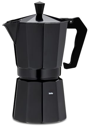 kela Espressobereiter Italia, 300 ml, für 6 Tassen, Aluminium, schwarz, 10554