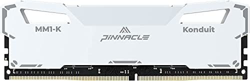 Timetec Pinnacle-Konduit DDR4 XMP2.0 Overclocking 1.35V Dual Rank Compatible pour AMD et Intel Desktop Gaming PC Module - Blanc (3200Mhz 16GB)