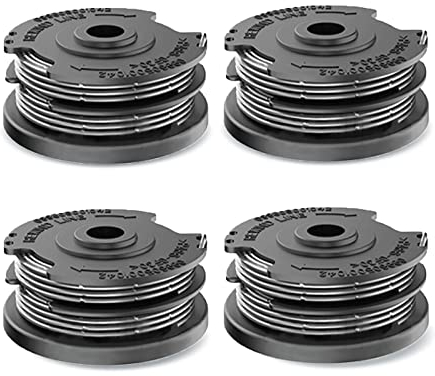 Viilich 4 Stücke Fadenspulen Kompatibel mit Bosch Trimmer Rasentrimmer AdvancedGrassCut 36 ART 30-36 LI ART 24 ART 24+ ART 27 ART 27+ ART 30 ART 30+,Nylonfäden Ersatzfadenspule für F016800351