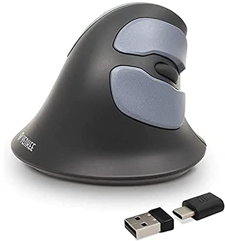 Yenkee 1000/1600 DPI Kabellose Maus, ergonomisch, vertikal