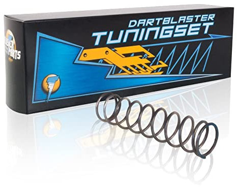 Blasterparts - Tuning-Feder kompatibel für NERF - Elite 2.0 Prospect QS-4 Blaster - Dartblaster Modding für Mehr Reichweite und Schnelle Darts - Blaster-Tuning & Zubehör
