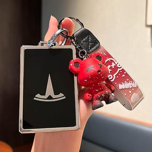 AIYING TPU, Étui Protection de Porte-Carte Clé de Voiture, Accessoires Décoration de Couverture Complète de Carte Démarrage Manchon de Clé, pour Tesla Modèle Y,C