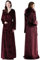 Oksun Womens Long Dressing Gown Robe Full Length Ladies Fluffy Plus Size Fleece Hooded Winter Warm Bathrobe (Red,M)
