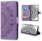 CASEONJAN Cover per Xiaomi Redmi Note 11 Pro 4G/5G, Pelle PU Custodia a portafoglio con scomparti per Slot Schede, Antiurto Flip Caso Cover per Redmi Note 11 Pro 4G/5G (Viola)