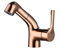 Robinets, mitigeurs de lavabo avec douchette extractible, robinets de lavabo de salle de bain en laiton eau chaude et froide multifonction mitigeur de salle de bain extractible/Rose D
