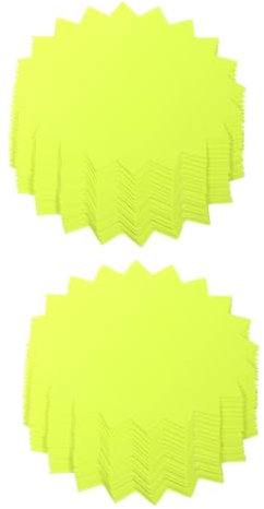 EXCEART 2 Sätze Etiketten Schilder Display Geformte Schilder Tag Preisschild Einzelhandel Verkauf Zeichen Für Supermarkt Shop 80 Stück * 2