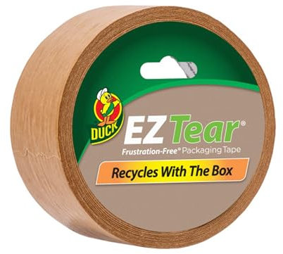 Duck Brand EZ Tear Paper Tape 4.8 cm x 22.9 m (Tan)