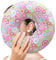 YANGUN Piercing Kissen mit Loch, Donut Kissen für Ohr Gegen Ohrenschmerzen, Ohrlochkissen, Piercing Kissen Ohrkissen, Piercing Kissen für Seitenschläfer, Ohrkissen Piercing für Ohrenschmerzen (Rosa)