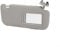 Viseras Repuesto Accesorios Interiores Parasol Gris Beige Lado Izquierdo Y Derecho Conductor Y del Pasajero para Toyota para Auris Y para Corolla 2007-2013 Interior Coche, con Espejo(Beige Right)