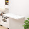 XDAWQP Mesa plegable de cristal templado para montar en la pared, plegable, oficina en casa, lavandería, bar, cocina, comedor, 120 x 40 cm, 120 x 40 cm