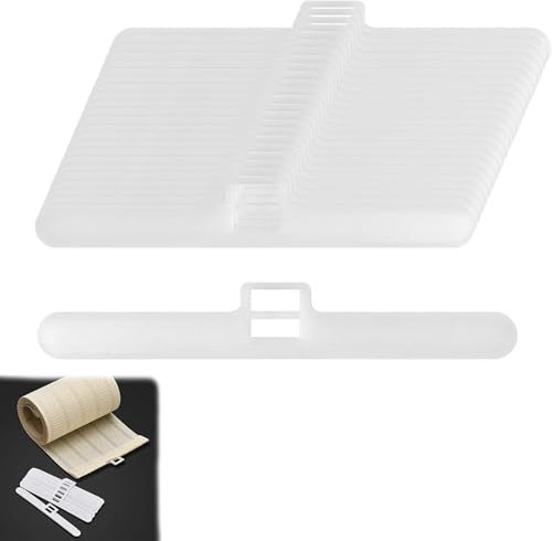 20pcs Vertical Blinds Repair Parts, 3.5inch 89mm Venetian Blind Parts, Vertical Blinds Top Hangers, Vertical Blinds Spare Parts, Blind Accessories Parts(White)