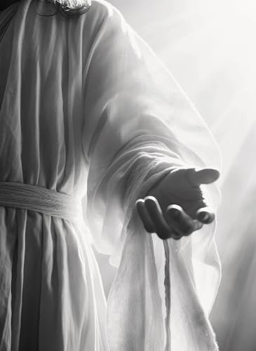 Schwarz Und Weiß Jesus Glauben Kreuz Auf Hill Poster Druck Leinwand Malerei Religiöse Wand Kunst Bild Für Zimmer Home Decor 30x40cm ohne Rahmen