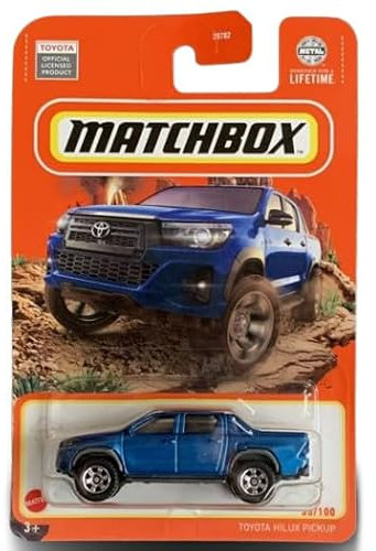 Matchbox Toyota Hilux Pickup, Blau, 35/100