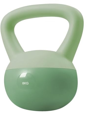Weiche Kurzhanteln, Kugelschwinghanteln, Altersverzögerung, Krafttraining, Kettlebell Training für Anfänger zu Hause (6-8kg) (Blau)