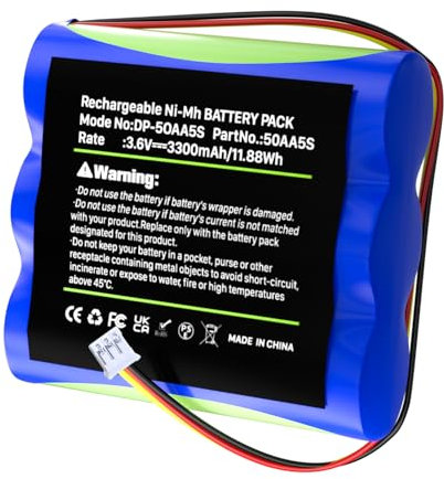 WAEUUKKPO Akku für TonieBox, 3300mAh 50AA5S Ersatzakku 3.6V NI-MH Batterie für TonieBox, Musicbox, Soundbox, Ersatzbatterien Lautsprecher Boxen