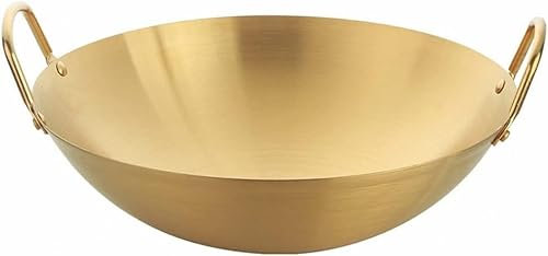 LMYFGHRD Cooking Utensils Stainless Steel Matte Wok Traditional Gas Stove Wok Cooking Pot Kitchen Tools