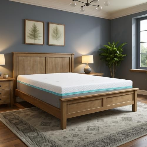 Komfi Top of The Range Max 30cm Mattress 4G Memory Foam, Supportive Cooling Layer, Made in the UK (Small Double)
