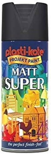 400ml, Super Multi Surface Matt Spray Paint (1, Brilliant White)