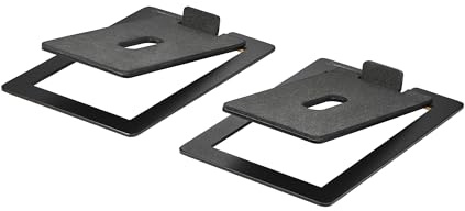 Audio-Technica AT-ST3 Speaker Stand, Tabletop, Bookshelf, Tabletop, [Compatible Model: AT-SP3X, Others, Load Capacity: 6.6 lbs (3.0 kg)] Pair Black