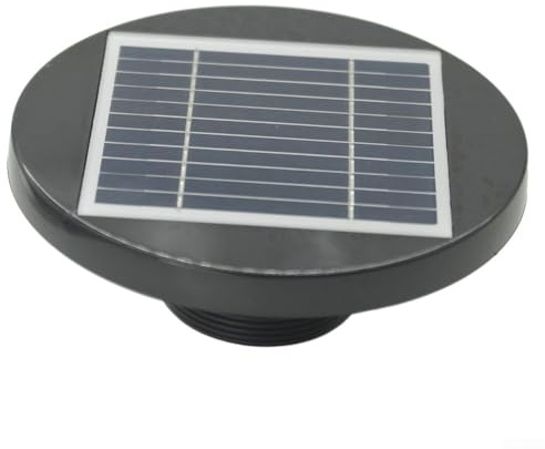 Solarbetriebener Dachventilator Für RV Boot Gewächshaus Ultra-Leises Lüften Energiesparend Automatischer Betrieb Großer Luftstrom Effizientes Solarpanel 200 mm Durchmesser 25 mm Höhe Schnelle