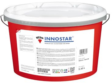 Keim Innostar, Sol-Silikatfarbe für innen, weiß (2,5 Liters)