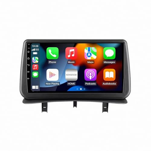 Car Sat Nav Gps Navigation for Renault Clio 3 Clio3 2005-2014 Hd Touch Screen Backup Camera, Bluetooth, Voice Control, Mirror Link, Fm Transmission, 8 Core 8G+256G