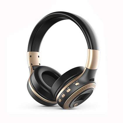 Cisixin Senza Fili Bluetooth 4.1 Cuffie Stereo, Isolamento Acustico, Pieghevole, Supporta Scheda TF e Radio FM, Smartphone, iPhone/Samsung/PC/iPad