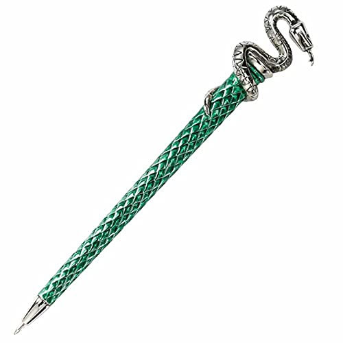 The Noble Collection Stylo Serpentard plaqué argent