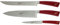 Berkel Elegance Set 3 coltelli chef Rosso