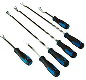 US Pro by BERGEN 6pc CAR Door Panel Remover & Interior Trim Clip Tool KIT 5436