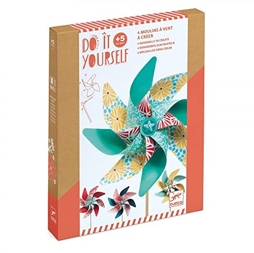 DJECO Molinillos para crear Weihnachten Sweet Mühlen (37920), bunt, S