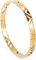 styleBREAKER Damen Edelstahl Armreif mit dreieckigen Cutouts im Azteken Style, Clipverschluss Armband, Schmuck, 05040168, Farbe:Gold