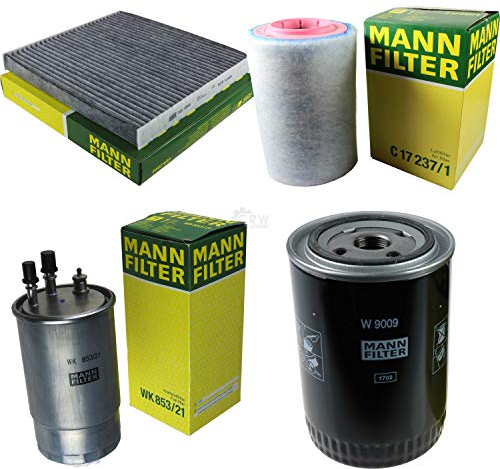 MANN-FILTER Inspektions Set Inspektionspaket Innenraumfilter Kraftstofffilter Luftfilter Ölfilter