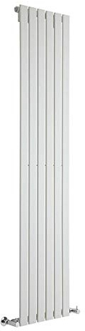 MILANO White Vertical Single Flat Panel Radiator 1780 x 420mm