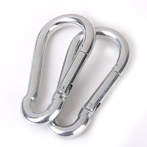 Lot de 2 mousquetons pour balançoire