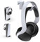 NexiGo PS5 Kopfhörer Halter, [Minimalistisches Design] Mini-Kopfhöreraufhänger mit Stützleiste, für Sony Playstation 5 Gaming Headset, Weiß