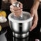 HomDSim Mortar and Pestle Set 5 Inch Large Capacity Stainless Steel Heavy Polished, Enhanced Performance Spice Grinder with Lid