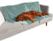 Furhaven XL Waterproof Two-Tone Luxe Velvet Dog Blanket, Washable - Celadon Green, Extra Large