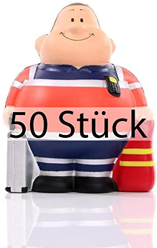 SQUEEZIES Rettungssanitäter Bert - Immer da wenn er gebraucht Wird und der ideale Partner für gestresste Gemüter - 50er Pack